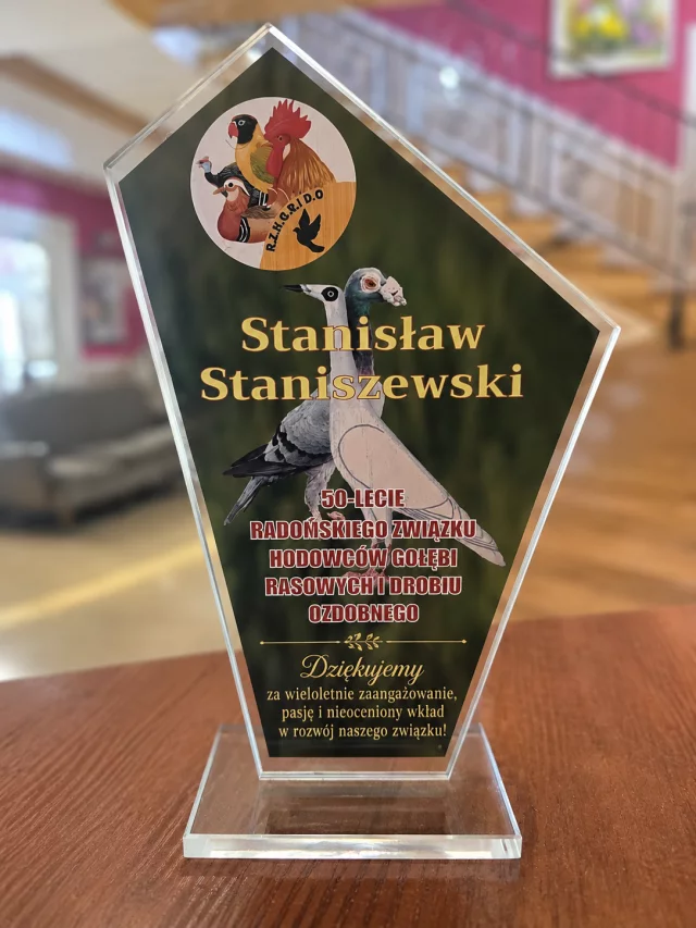 Podziękowania za organizację eventów.